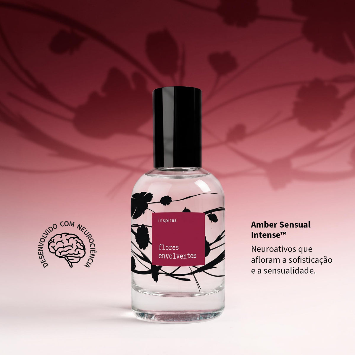 FLORES POÉTICAS ENVOLVENTES | Perfume Aveludado Floral 60 ml | Uma fragrância que aquece, envolve e seduz.
