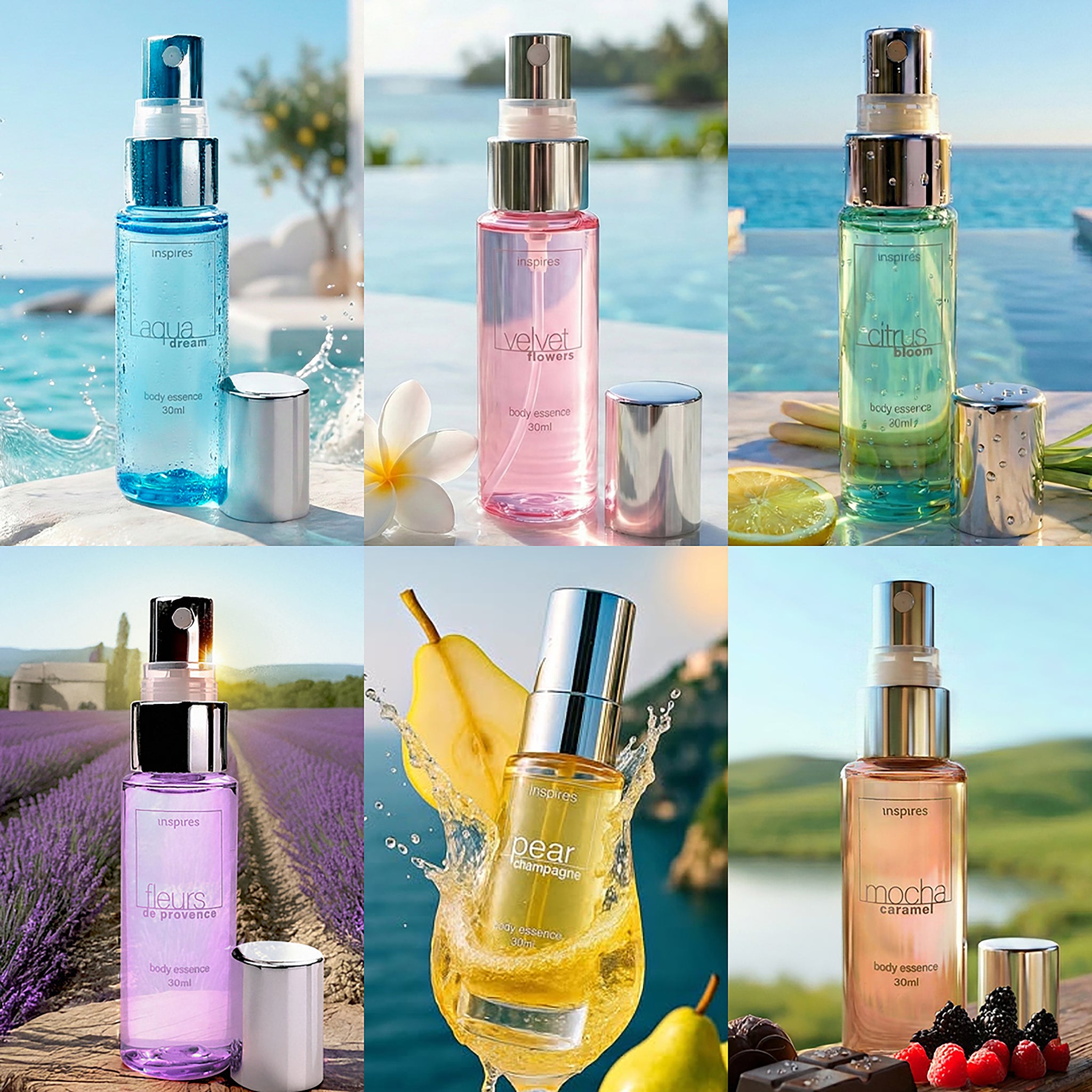COLEÇÃO FLOW | 6 Body Essences | Oferta por tempo limitado