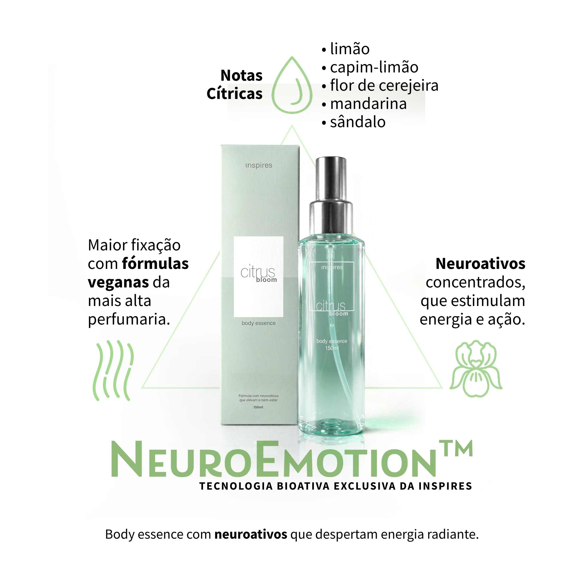 COLEÇÃO FAVORITOS 150ml | 3 BODY ESSENCES deliciosamente refrescantes, desenvolvidos com Neurociência.