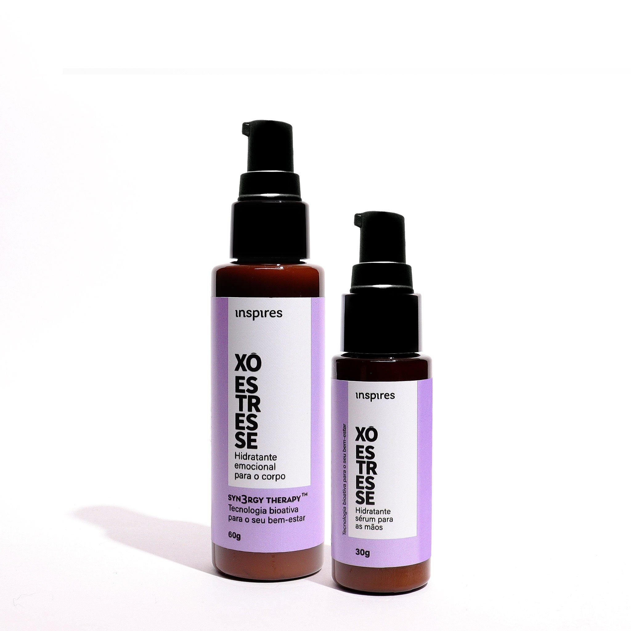 DUPLA XÔ ESTRESSE | Hidratantes (mãos e corpo) que promovem alívio e relaxamento