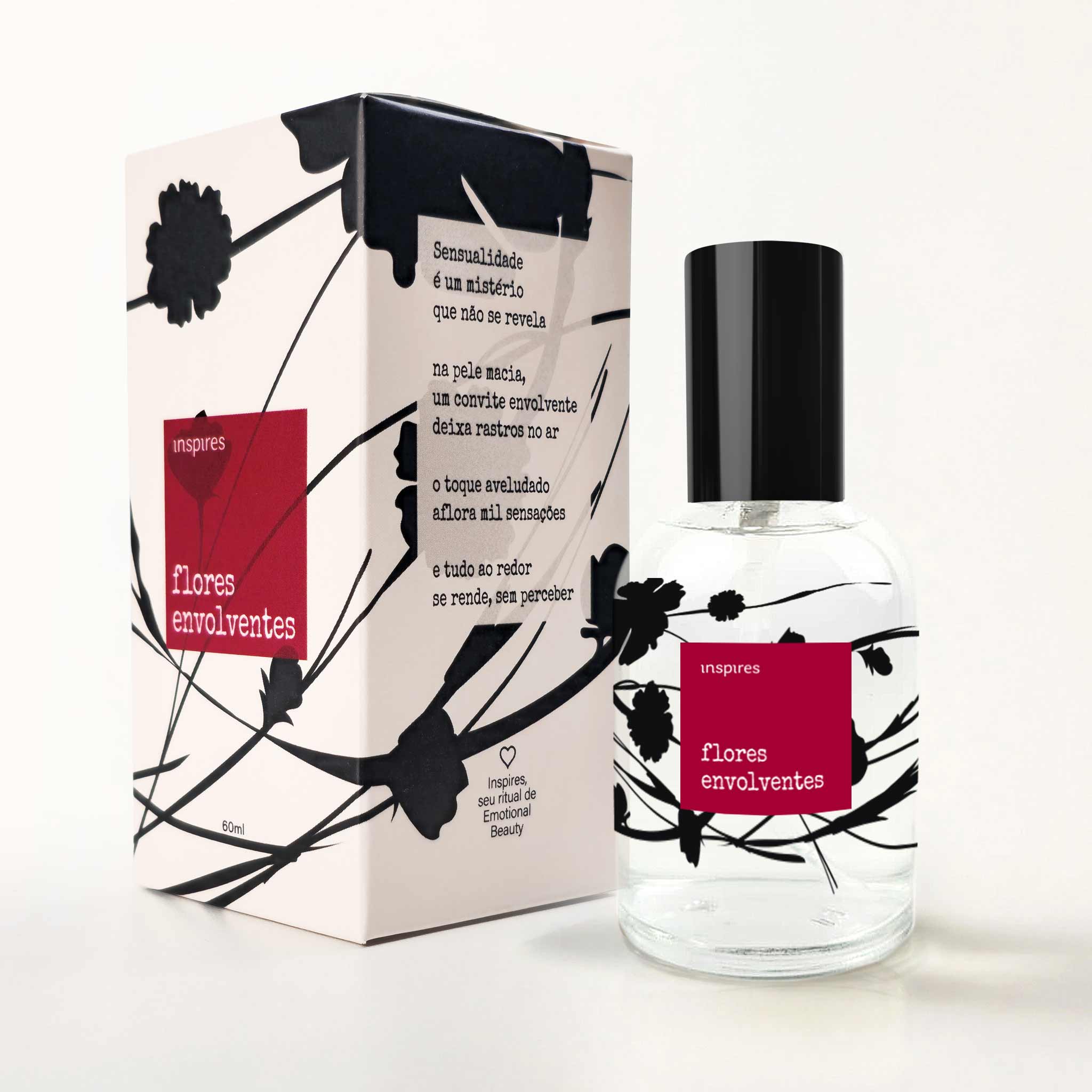 FLORES POÉTICAS ENVOLVENTES | Perfume Aveludado Floral - 60 ML | Uma fragrância que aquece, envolve e seduz