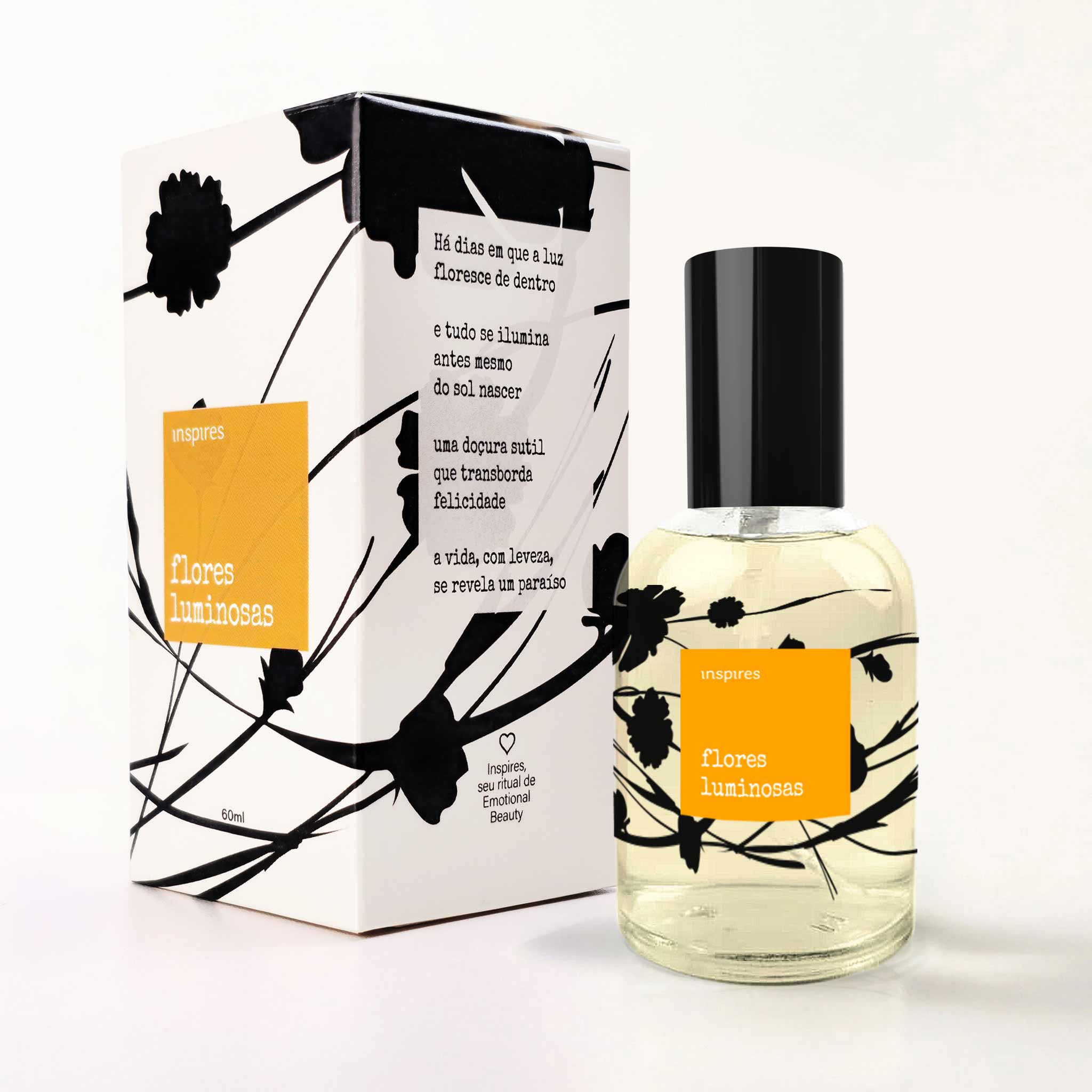 FLORES POÉTICAS LUMINOSAS | Perfume Solar Floral - 60 ML | Uma fragrância radiante, paradisíaca.