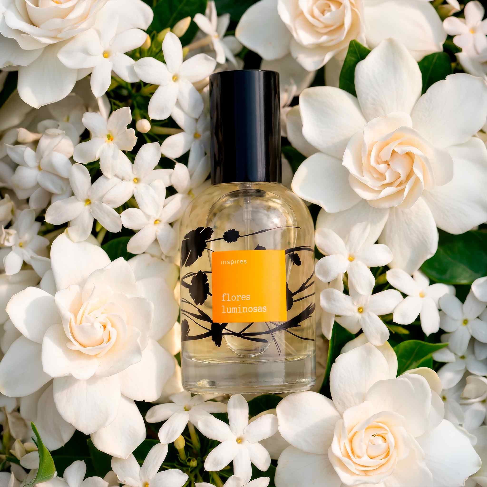 FLORES POÉTICAS LUMINOSAS | Perfume Solar Floral 60 ml | Uma fragrância radiante, paradisíaca.