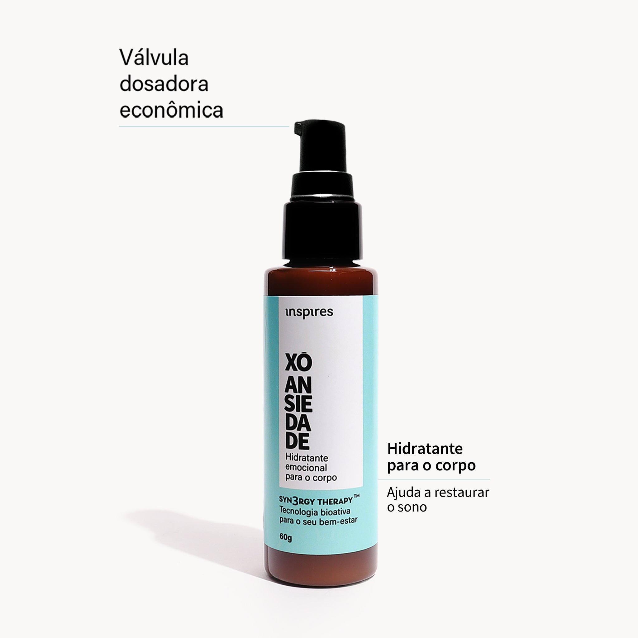 XÔ ANSIEDADE | Hidratante sensorial para o corpo com blend de óleos essenciais calmantes