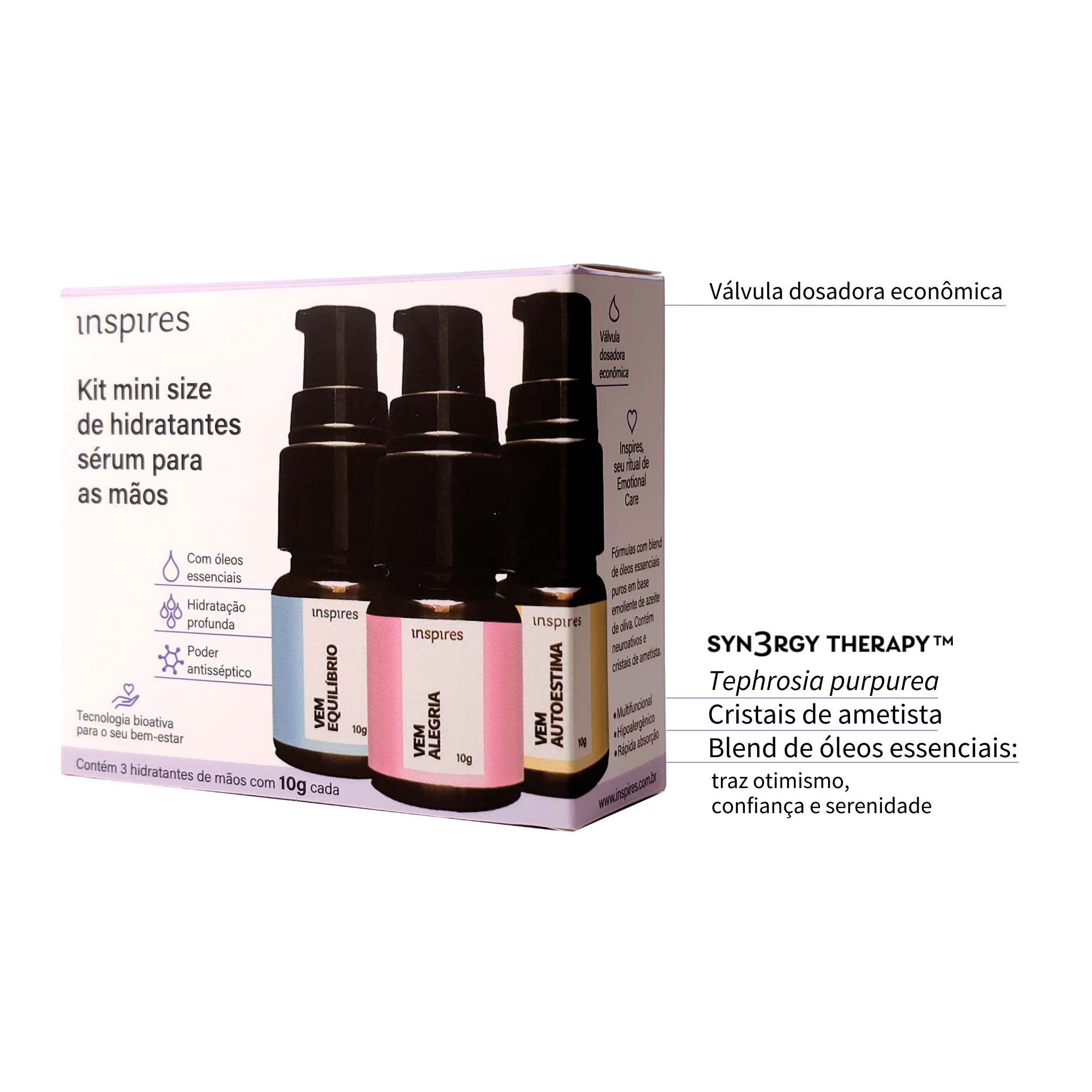 TRIO MINI VEM | Hidratantes de mãos que promovem bem-estar