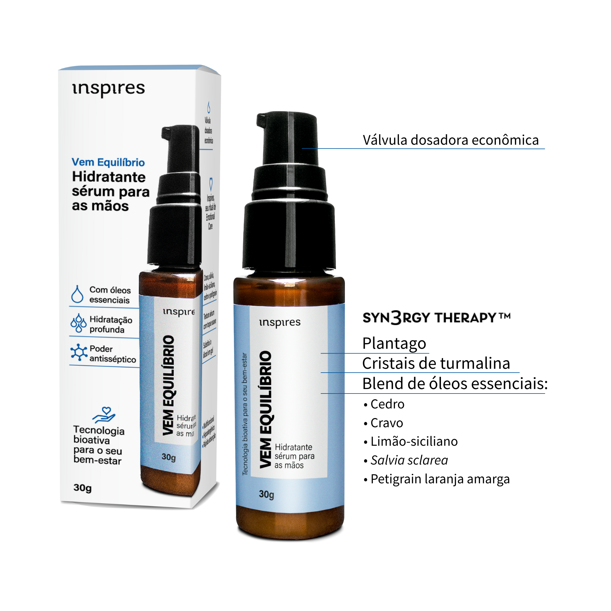 VEM EQUILÍBRIO | Hidratante de mãos que promove foco e clareza