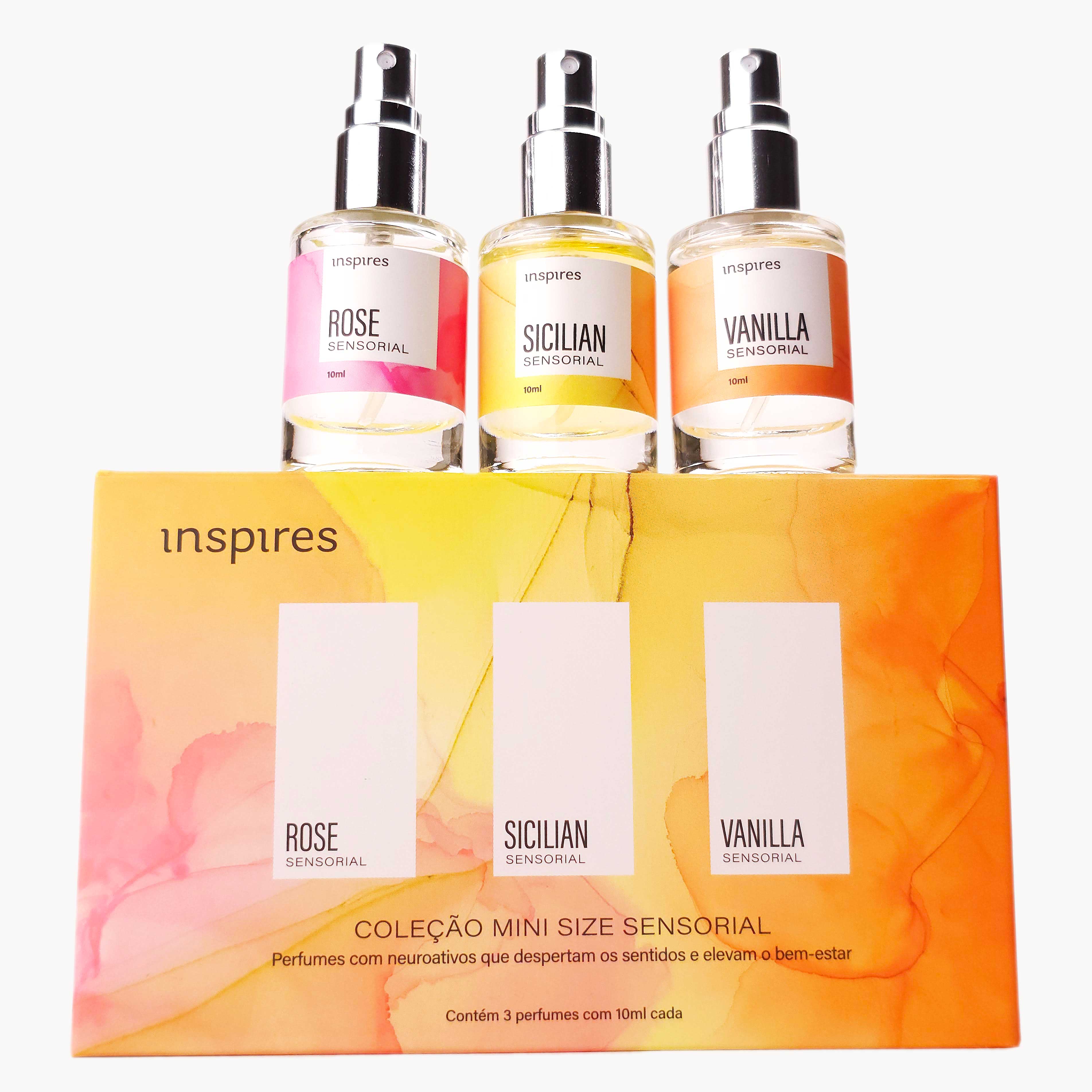 COLEÇÃO MINI SENSORIAL | Perfumes sensoriais que elevam o bem-estar (FRETE GRÁTIS)