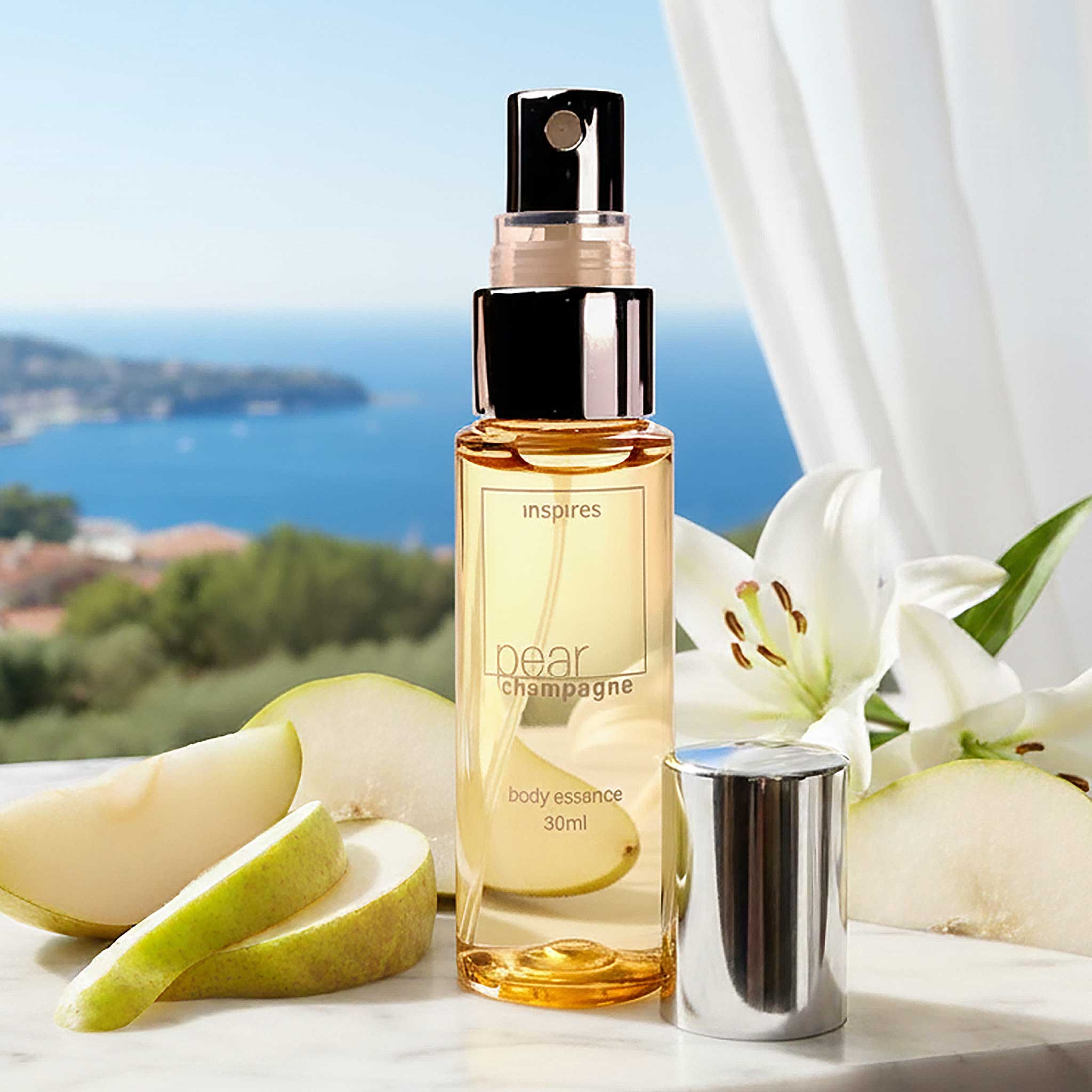 PEAR CHAMPAGNE | Body Essence frutal sofisticado que desperta o entusiasmo