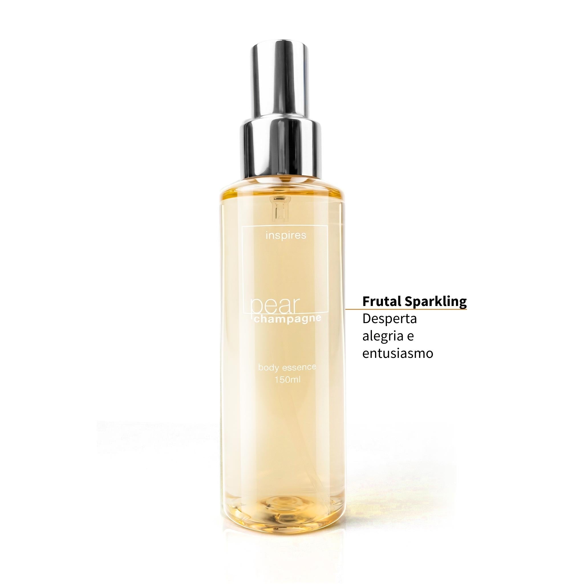 PEAR CHAMPAGNE 150ml | Body Essence frutal sofisticado que desperta o entusiasmo. Desenvolvido com Neurociência.