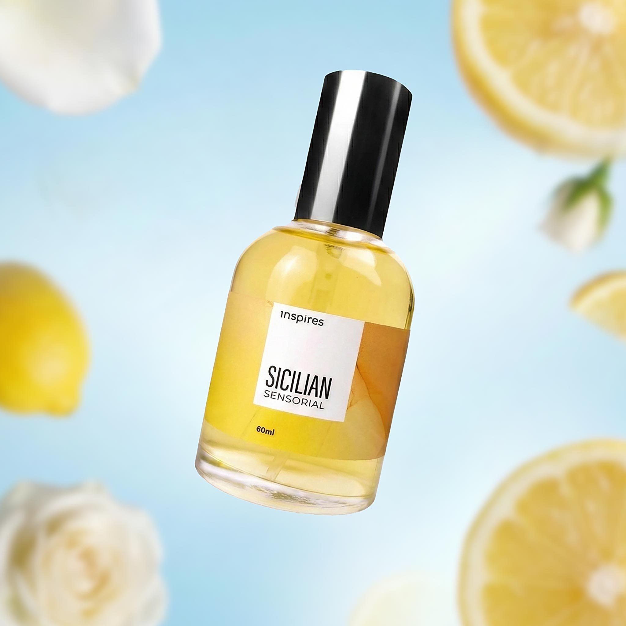 SICILIAN SENSORIAL 60ml | Perfume Vencedor, é um cítrico exuberante que utiliza a Neurociência e eleva a energia e o bem-estar.