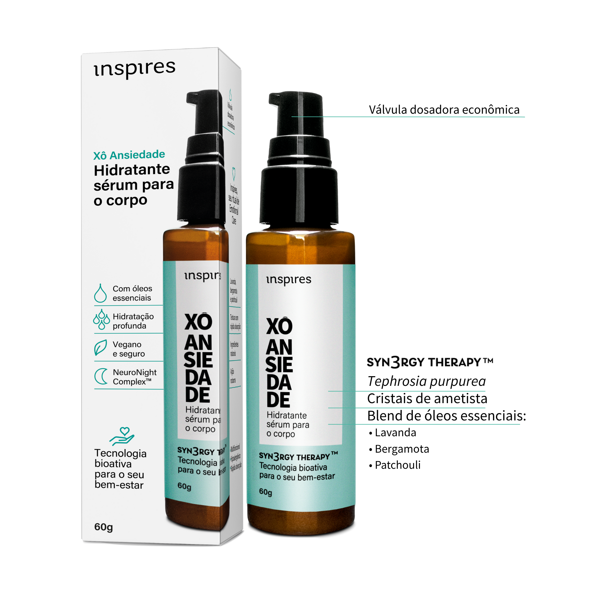 XÔ ANSIEDADE | Hidratante corporal que promove alívio da ansiedade