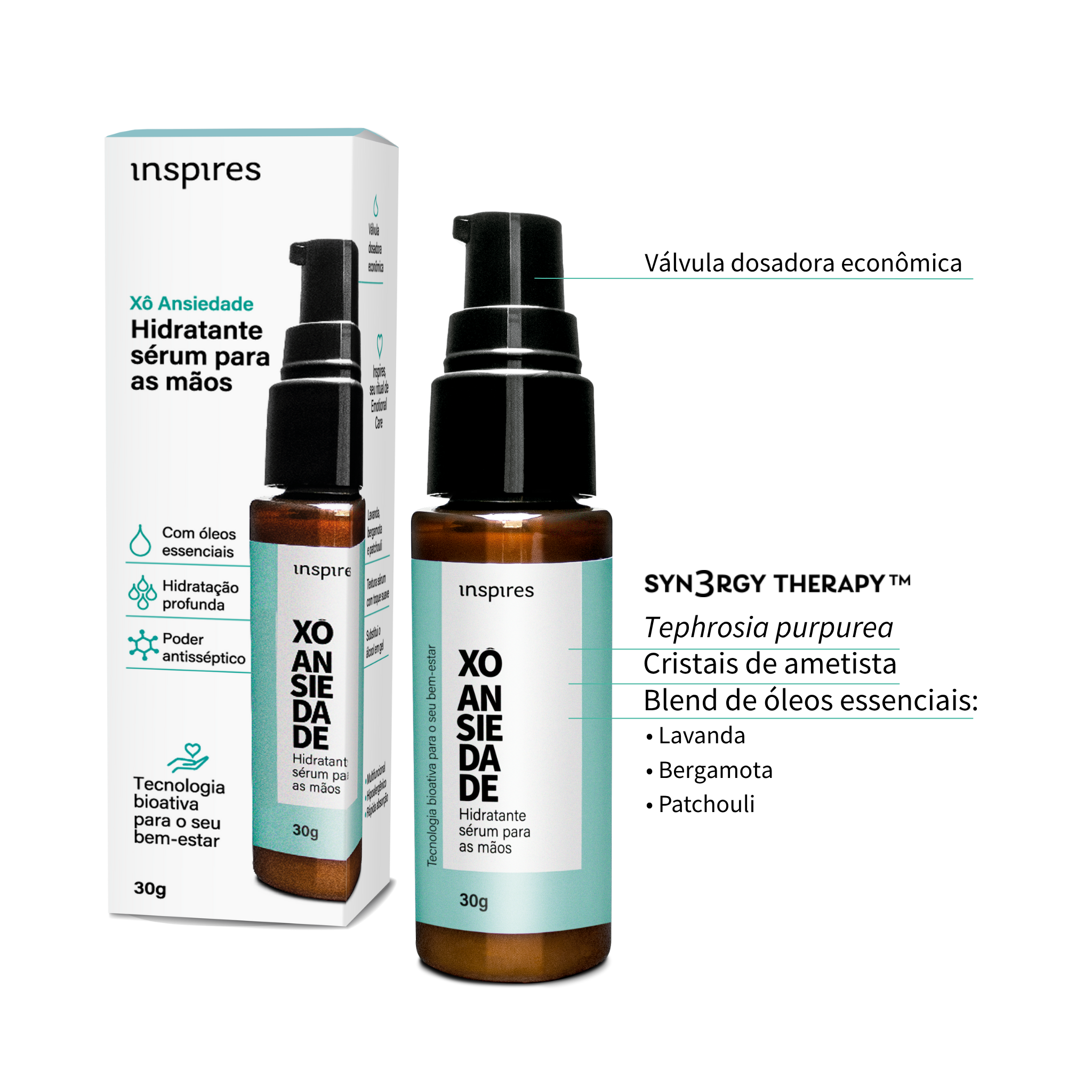 XÔ ANSIEDADE MÃOS | Hidratante de mãos que promove alívio da ansiedade