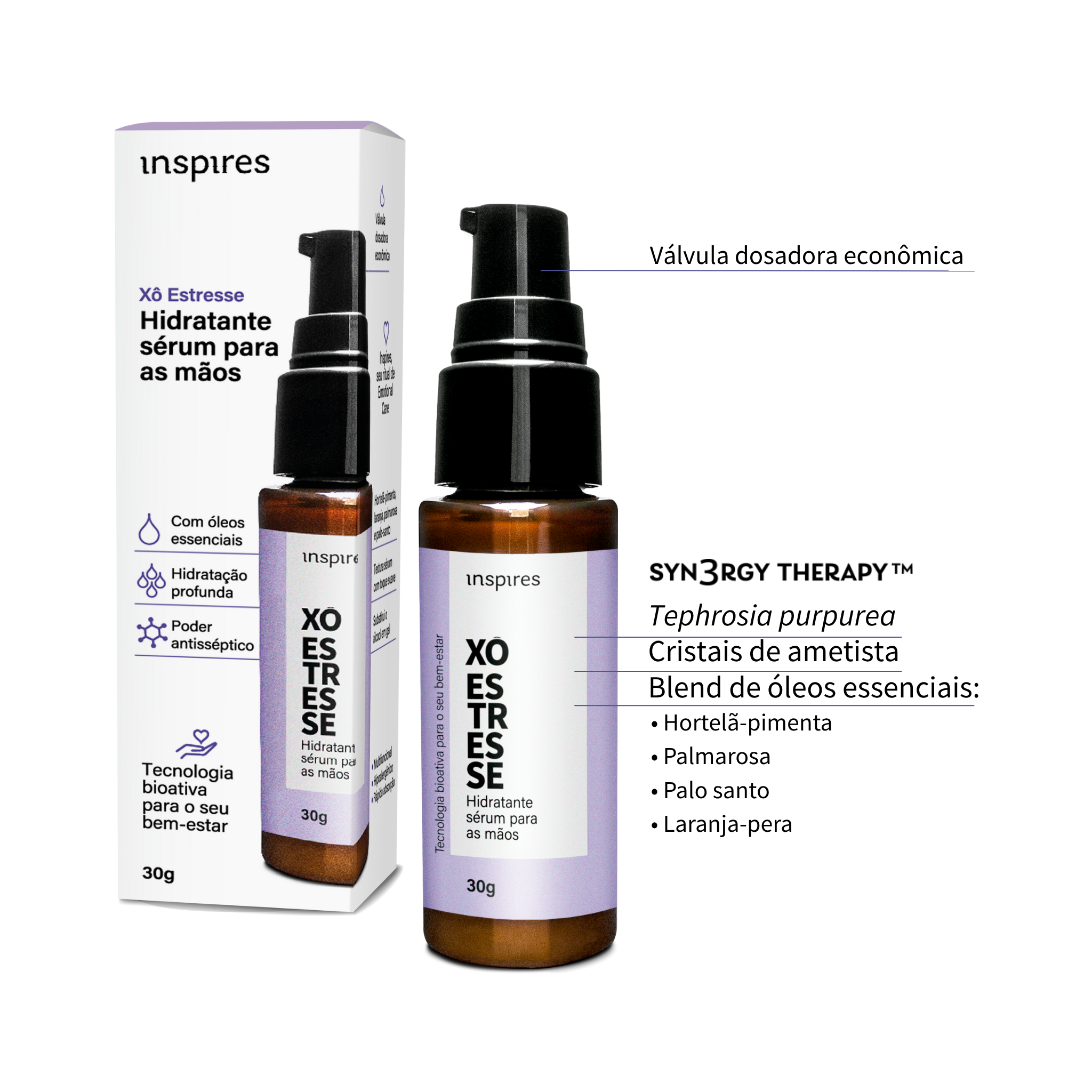 XÔ ESTRESSE | Hidratante de mãos que promove alívio e relaxamento