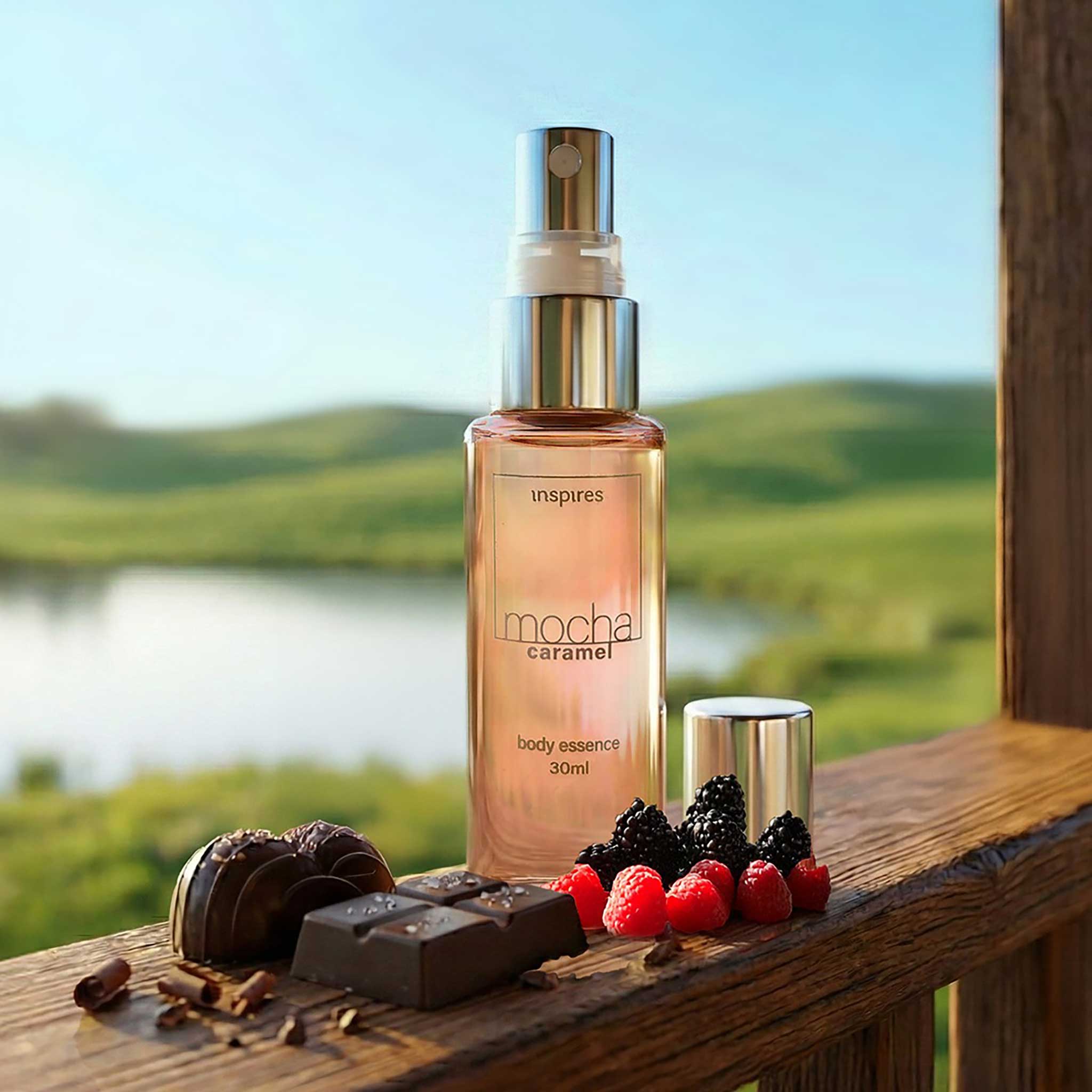 MOCHA CARAMEL | Body Essence gourmand que envolve a pele com doçura e aconchego