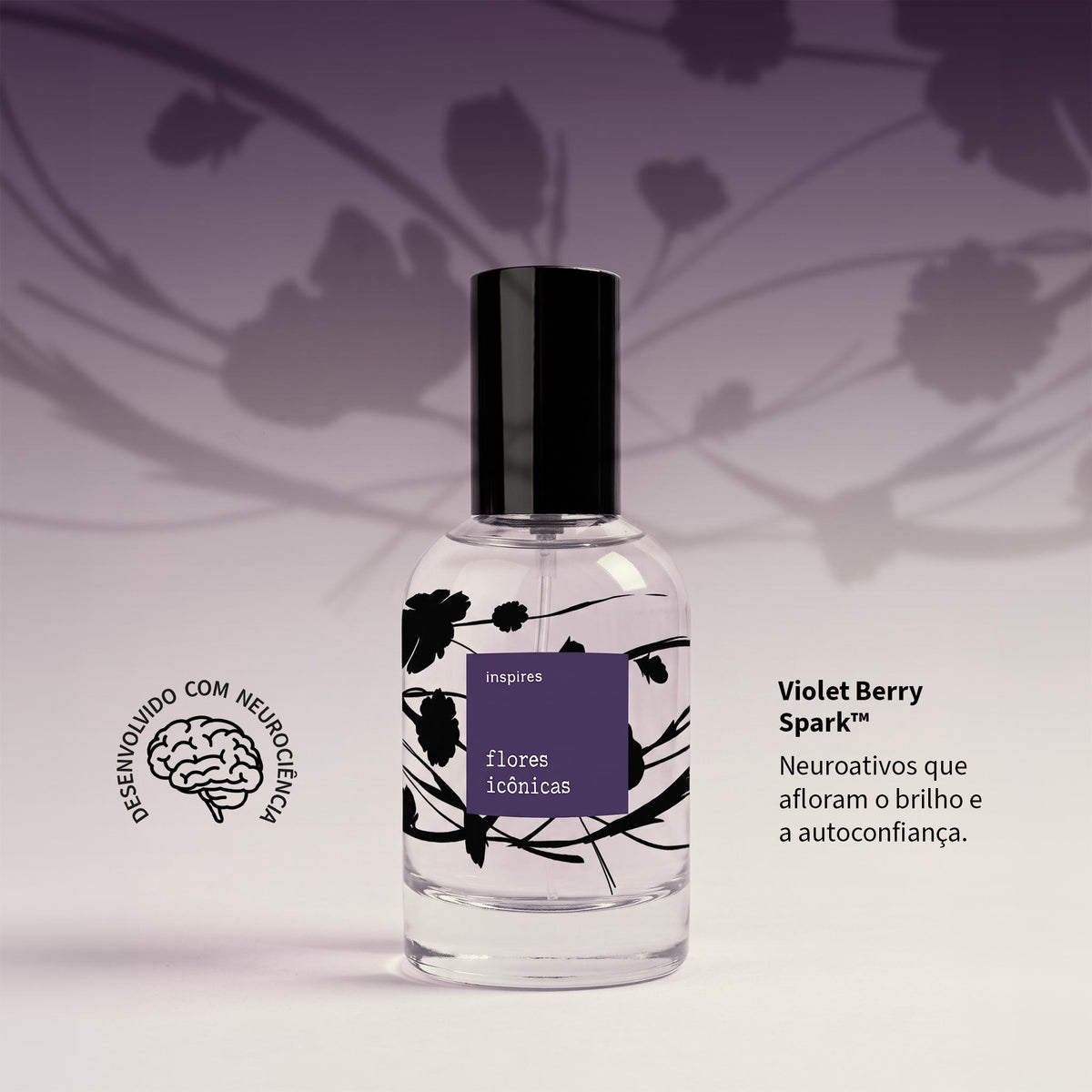 FLORES POÉTICAS ICÔNICAS | Perfume luxuoso Floral  60 ml | Uma assinatura marcante e inesquecível.