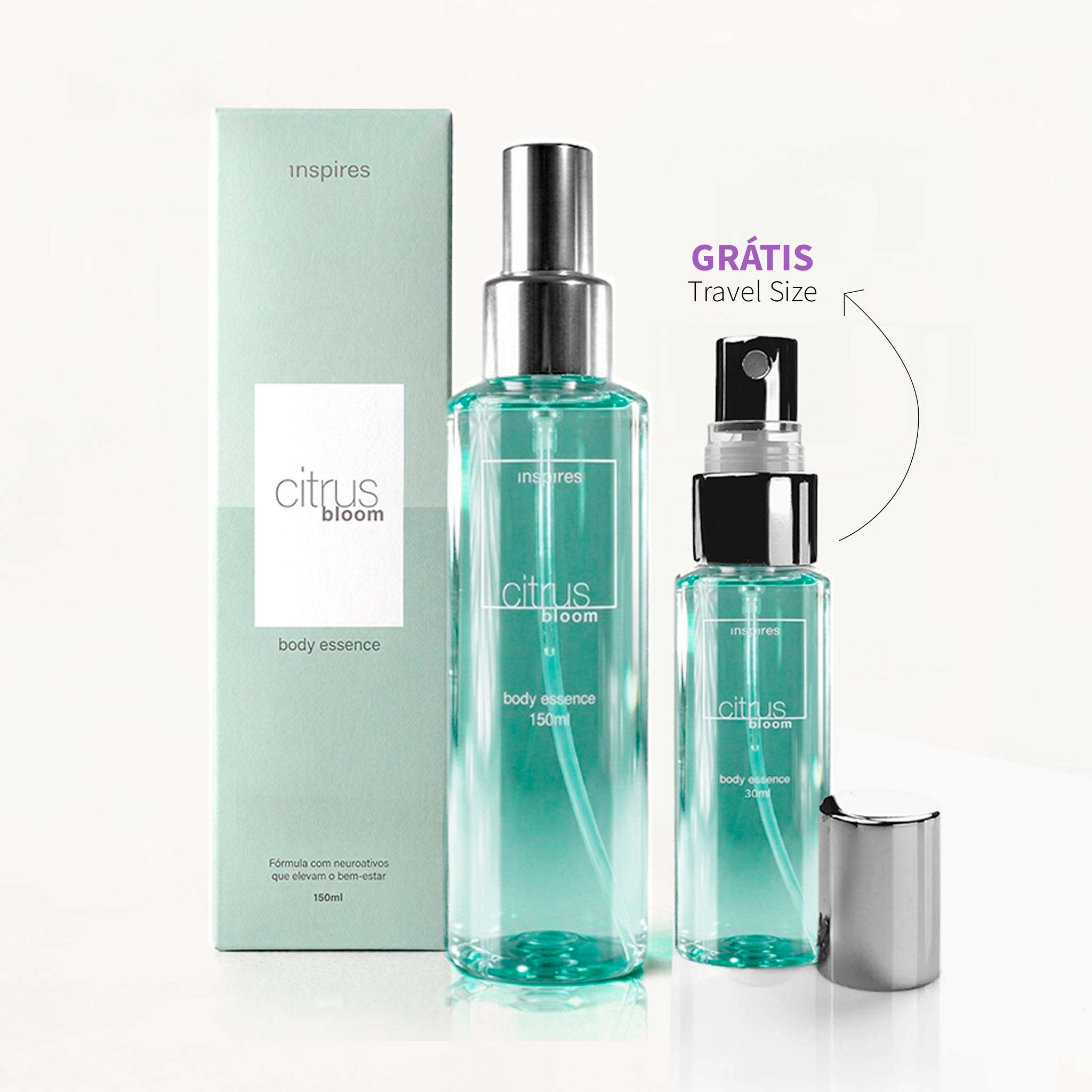 CITRUS BLOOM 150ml | Body Essence cítrico frutal que ativa a energia. Compre e Ganhe 1 Travel Size.