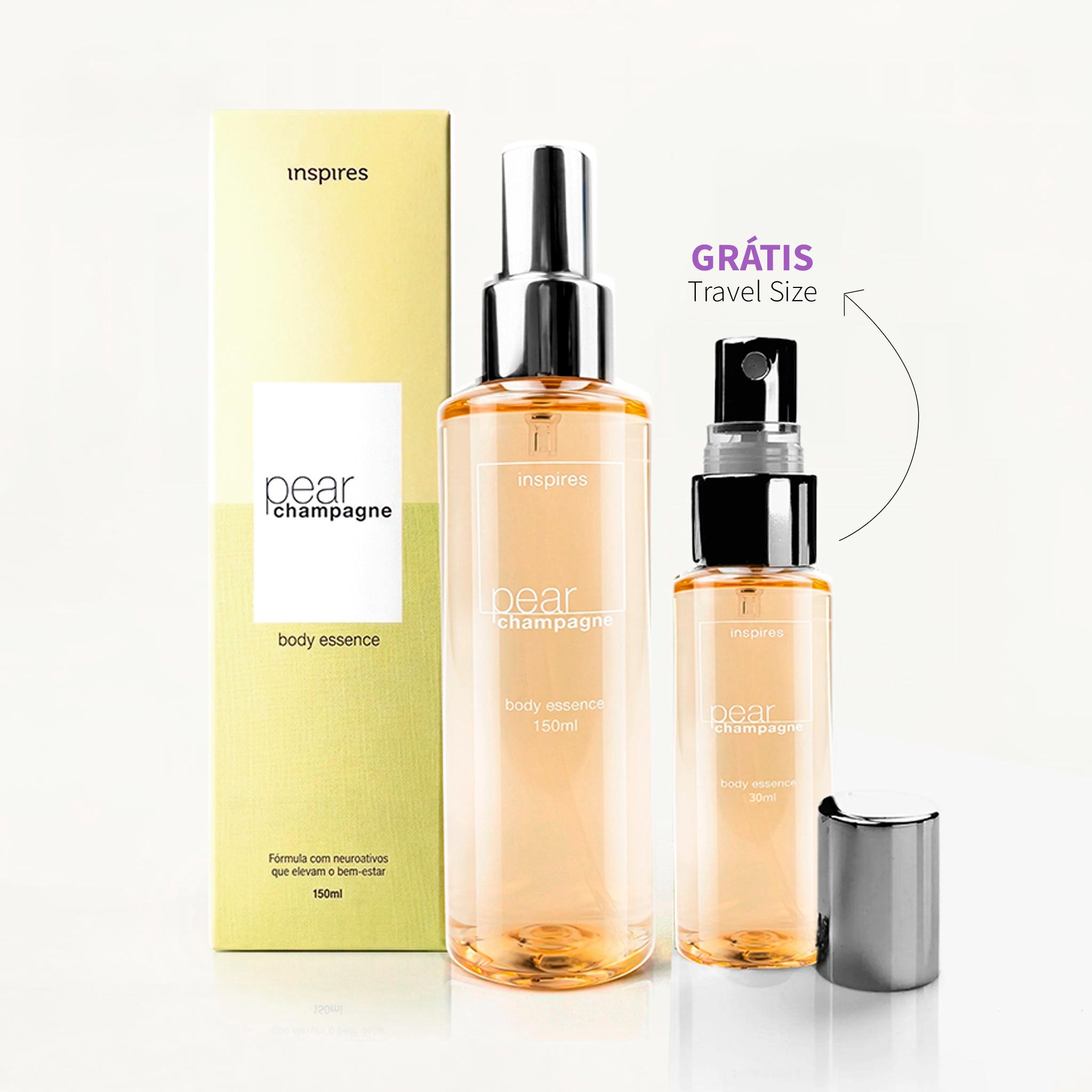 PEAR CHAMPAGNE 150ml [PRESENTE] Body Essence frutal sofisticado que desperta o entusiasmo. Desenvolvido com Neurociência. (Cópia)
