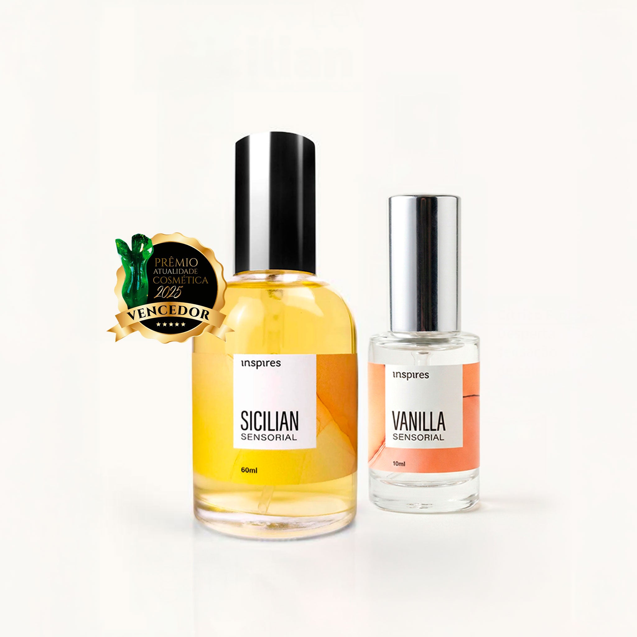 KIT SICILIAN SENSORIAL 60ml +VANILLA SENSORIAL 10ml | ENERGIA + PRAZER