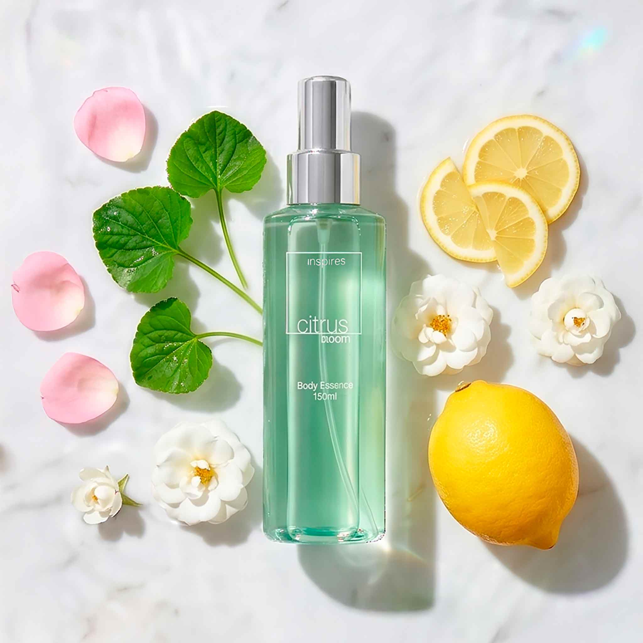CITRUS BLOOM 150ml | Body Essence cítrico frutal que ativa a energia. Compre e Ganhe 1 Travel Size.