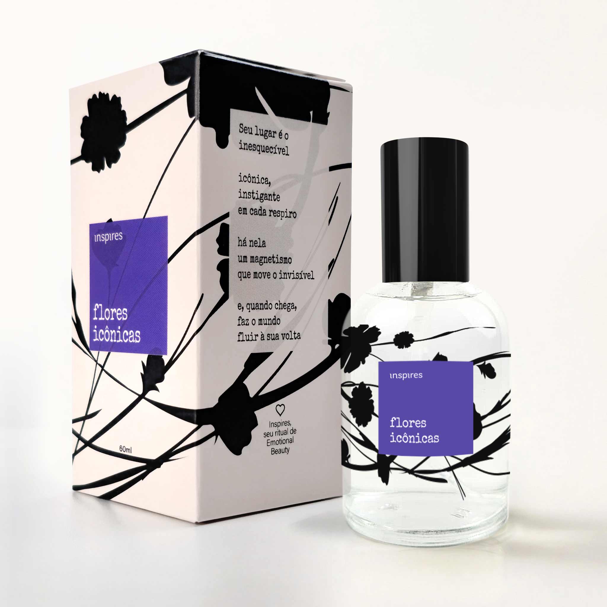 FLORES POÉTICAS ICÔNICAS | Perfume luxuoso Floral - 60 ML |[EMBALAGEM PARA PRESENTE] Uma assinatura marcante e inequecível. (Cópia)