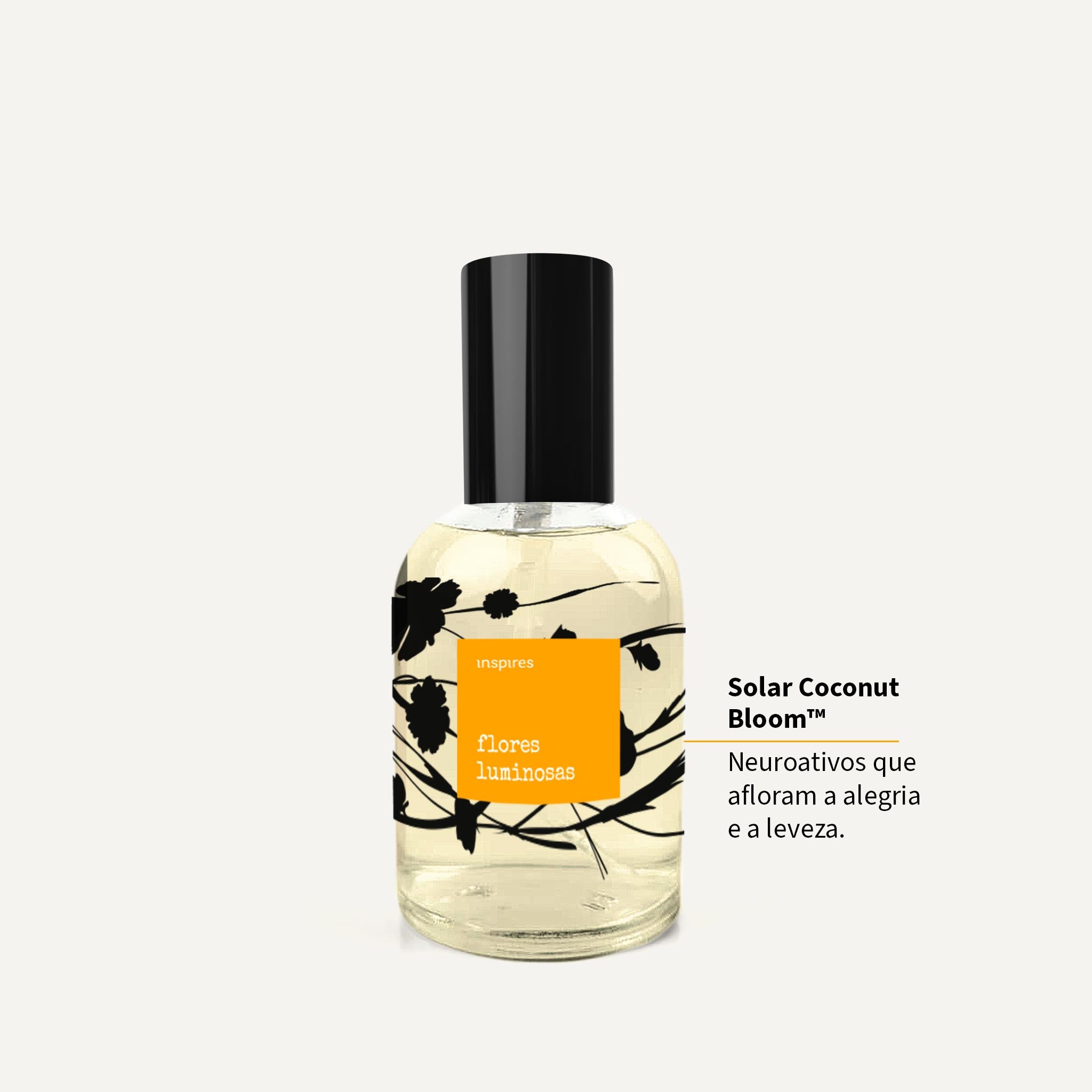 FLORES POÉTICAS LUMINOSAS | Perfume Solar Floral - 60 ML |[EMBALAGEM PARA PRESENTE]  Uma fragrância radiante, paradisíaca. (Cópia)