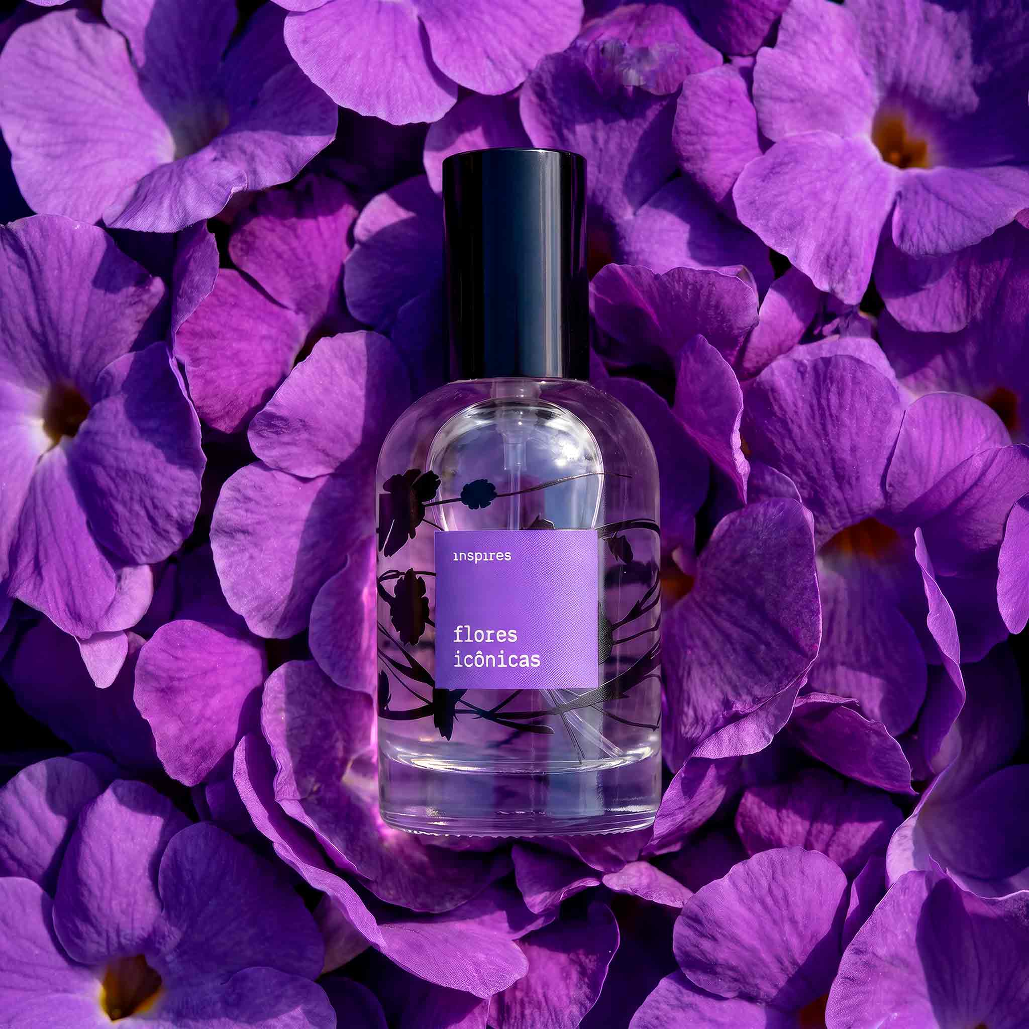 FLORES POÉTICAS ICÔNICAS | Perfume luxuoso Floral  60 ml | Uma assinatura marcante e inesquecível.