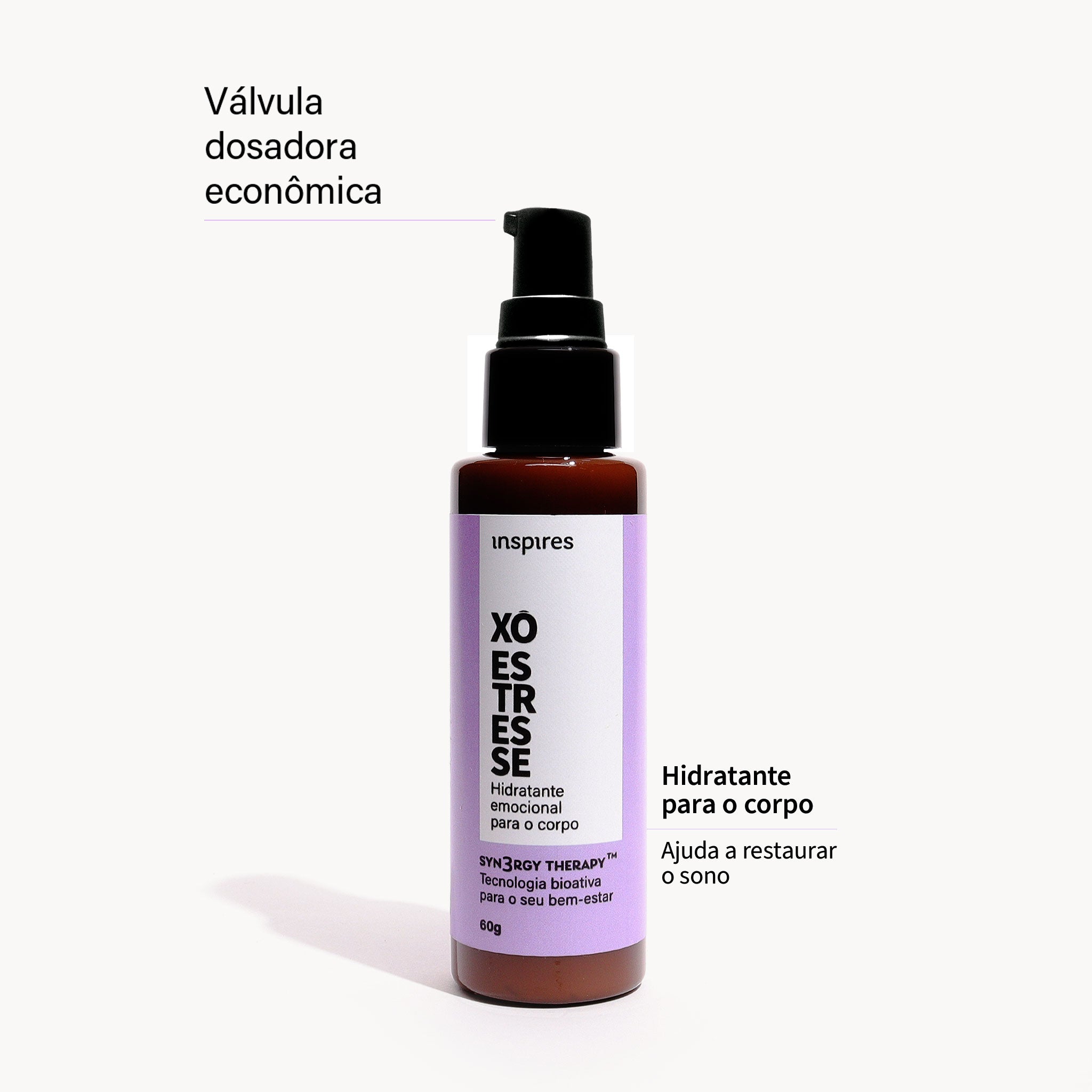 XÔ ESTRESSE CORPO | Hidratante de bem-estar que promove alívio e relaxamento