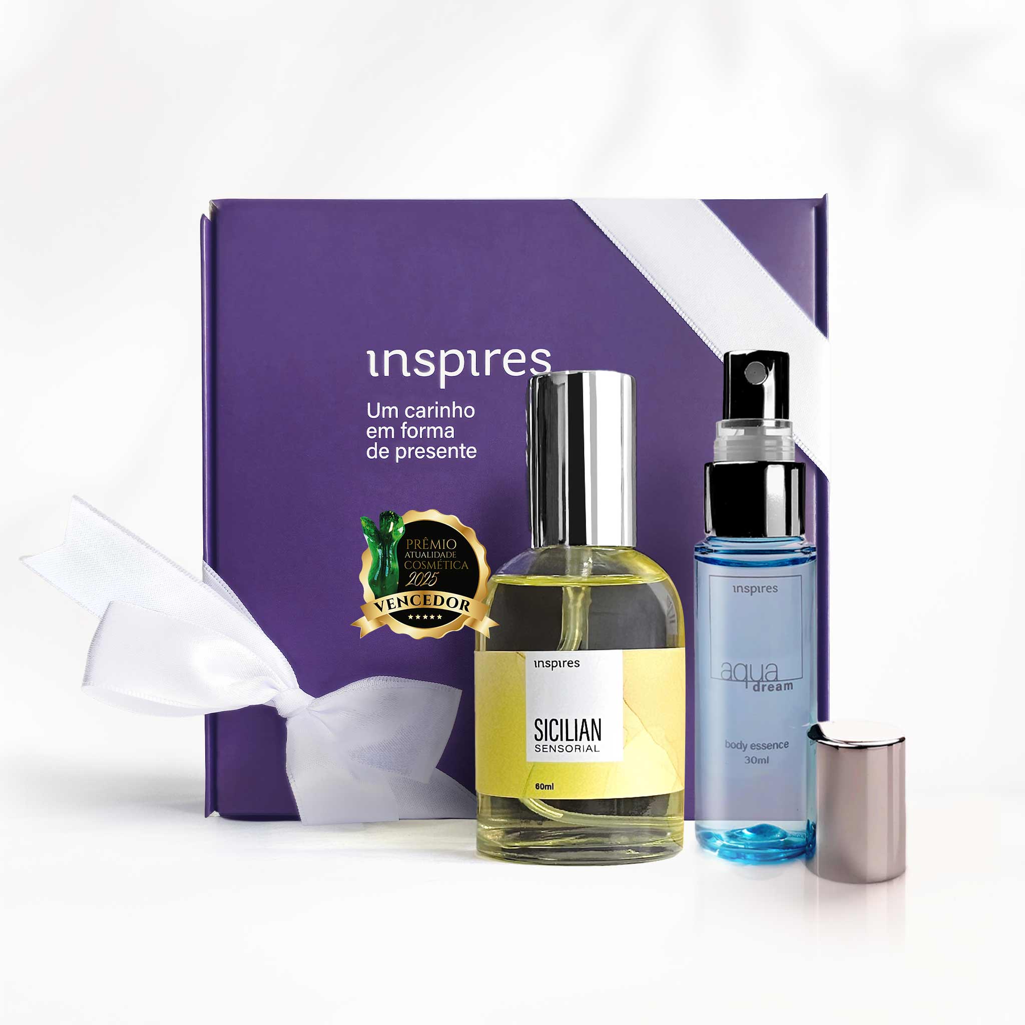 KIT SICILIAN SENSORIAL 60ml + AQUA DREAM 30ml [EMBALAGEM DE PRESENTE] | FRESCOR EM DOSE DUPLA