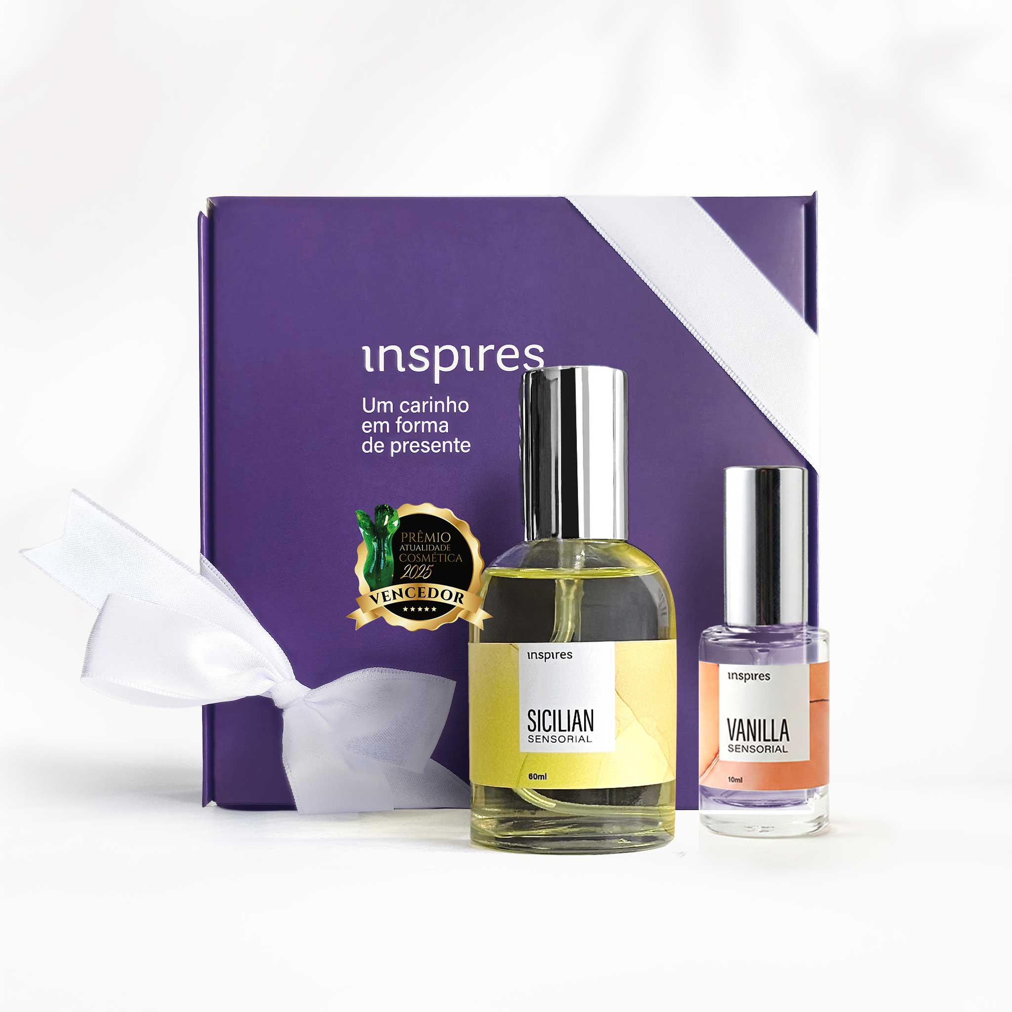 KIT SICILIAN SENSORIAL 60ml +VANILLA SENSORIAL 10ml [EMBALAGEM DE PRESENTE] | ENERGIA + PRAZER