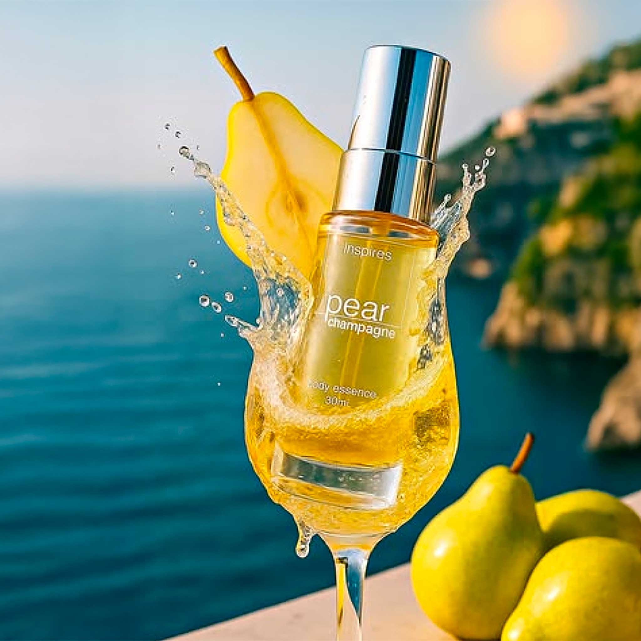 PEAR CHAMPAGNE | Body Essence frutal sofisticado que desperta o entusiasmo