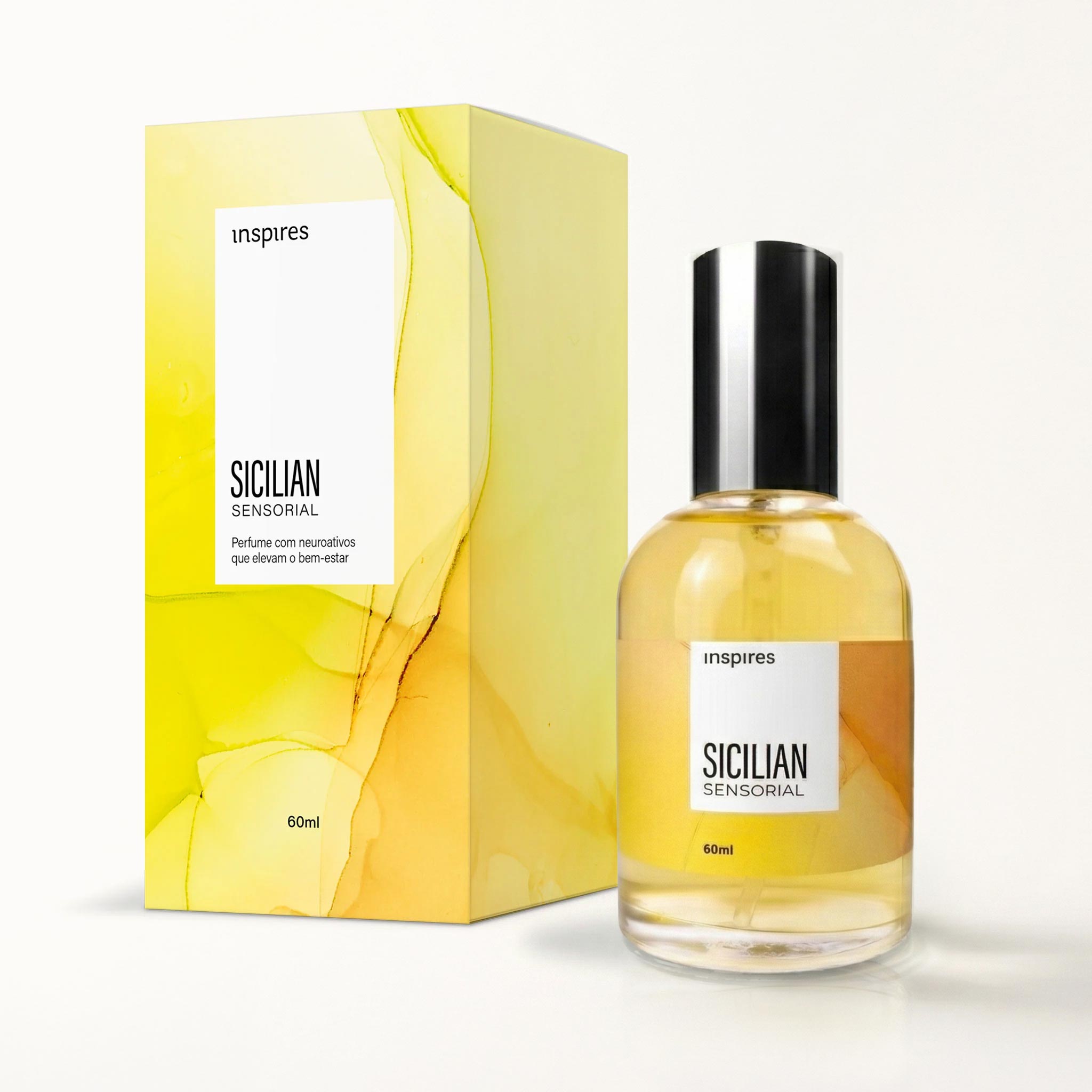 SICILIAN SENSORIAL 60ml | Perfume Vencedor, é um cítrico exuberante que utiliza a Neurociência e eleva a energia e o bem-estar.