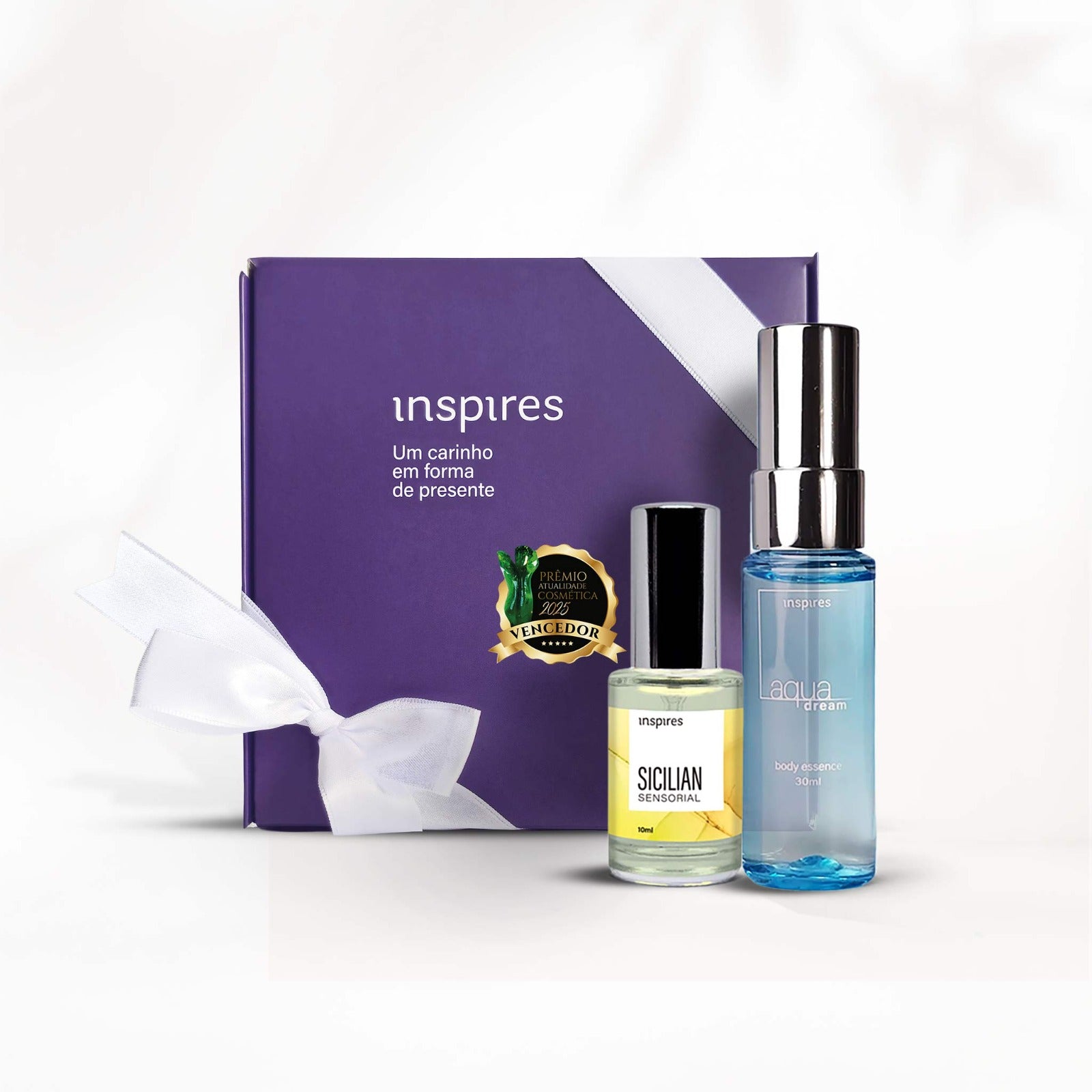 SICILIAN 10ML + AQUA DREAM 30ML [PRESENTE] Um presente delicioso que energiza e acalma os seus dias
