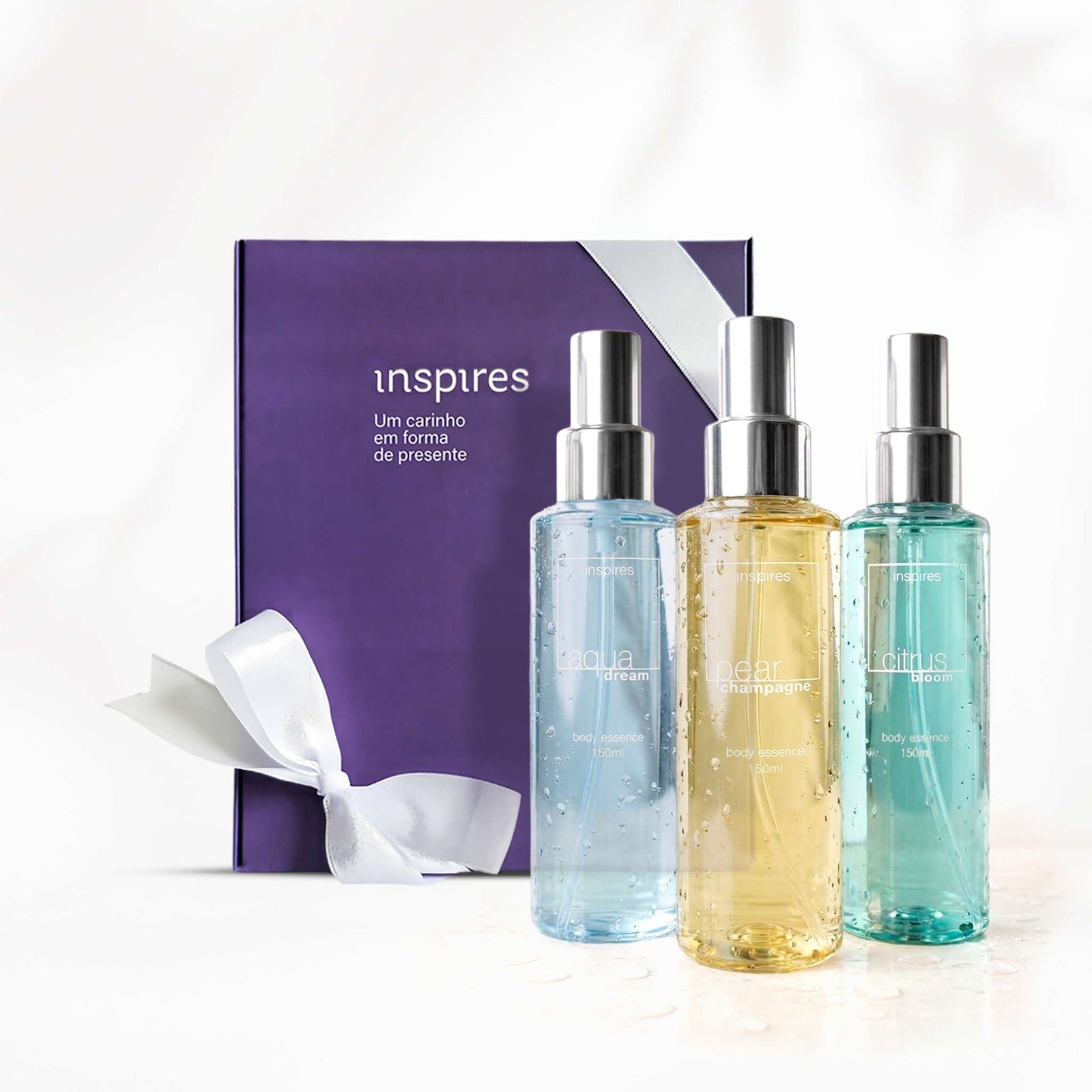 COLEÇÃO FAVORITOS 150ml [PRESENTE] 3 BODY ESSENCES deliciosamente refrescantes, desenvolvidos com Neurociência. (Cópia)