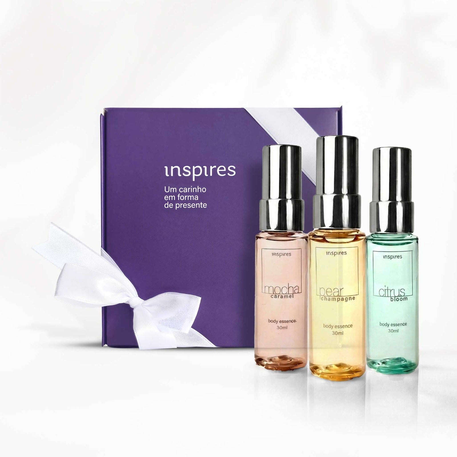 COLEÇÃO GOURMAND [Embalagem de Presente] 3 BODY ESSENCES que dão água na boca. Desenvolvidos com Neurociência.