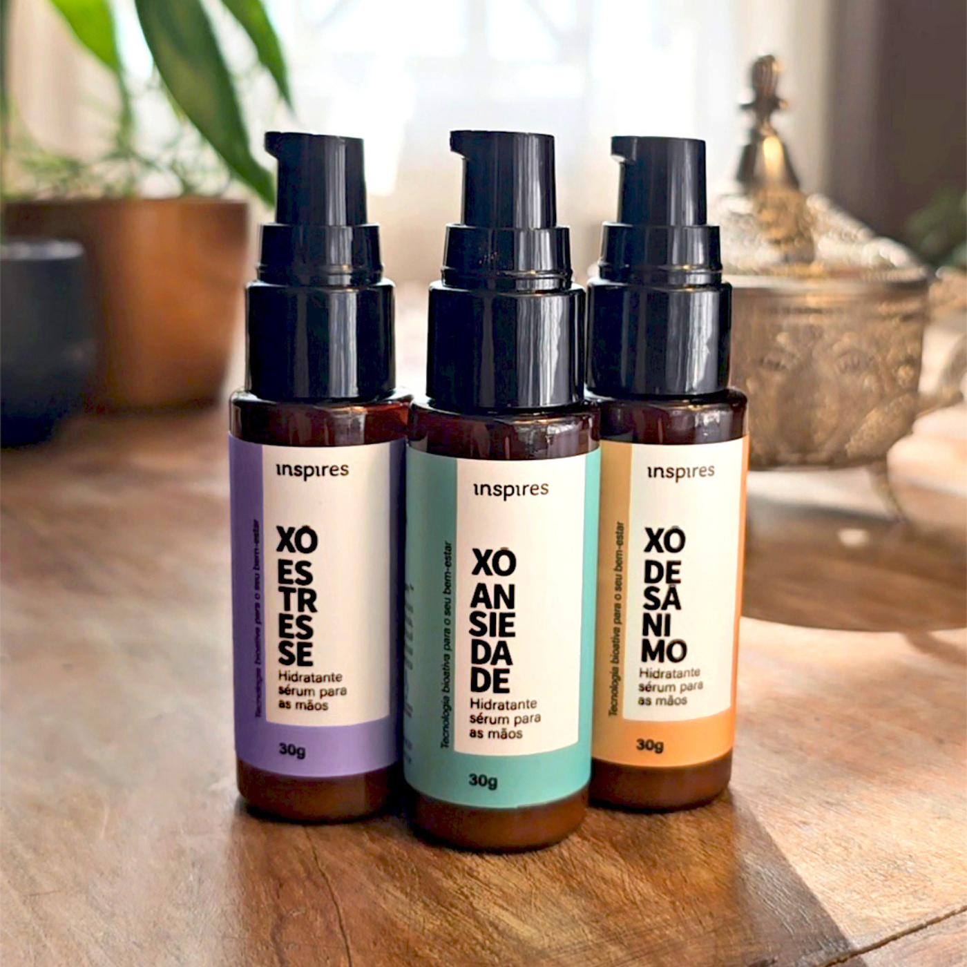 TRIO DE EMOÇÕES XÔ |  Hidratantes de Bem-estar que ACALMAM, RELAXAM e ENERGIZAM